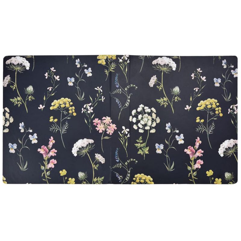 Carpeta de anillas Three Oaks 25 cm floral con anilla redonda de 1 pulgada