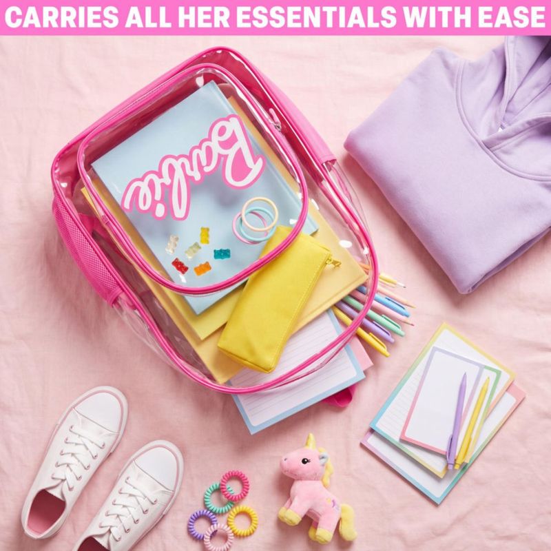Mochila escolar transparente Get Trend Barbie 43 cm