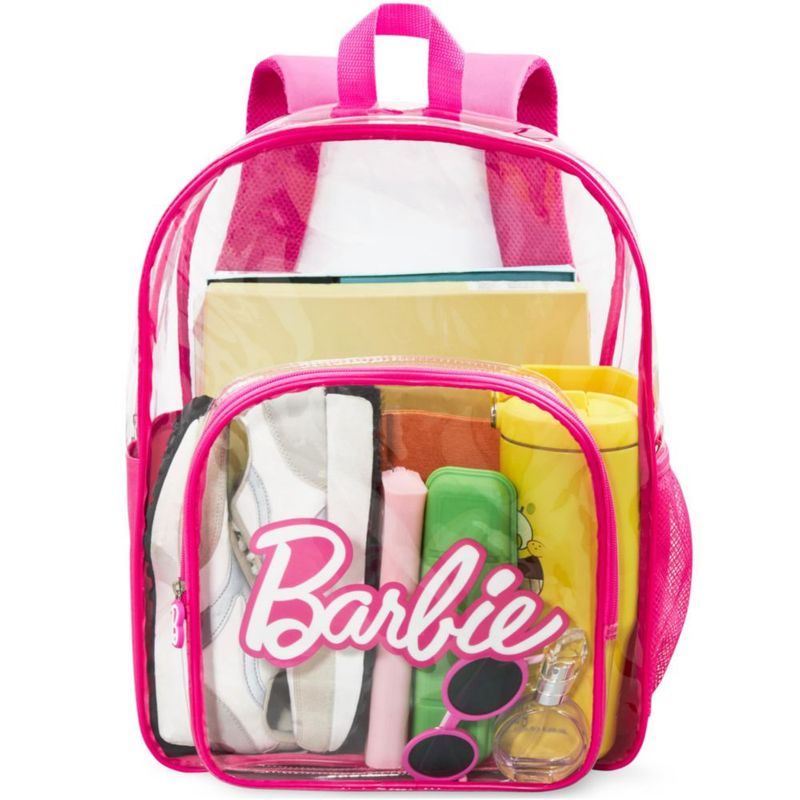 Mochila escolar transparente Get Trend Barbie 43 cm
