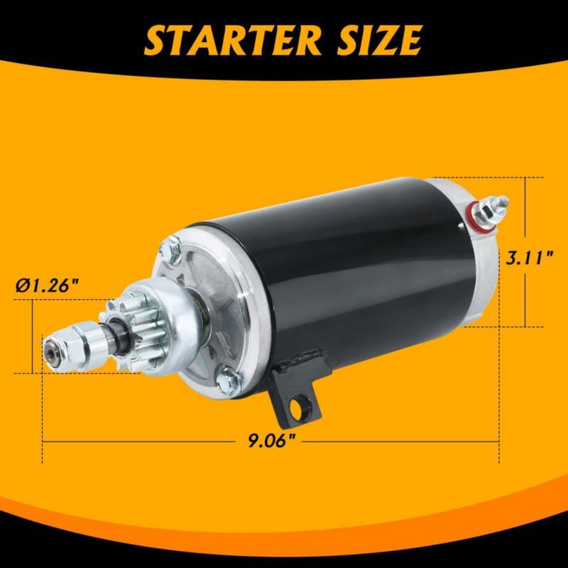 Motor de arranque DynaVim Parts para Johnson/Evinrude 85-140 HP 12 V