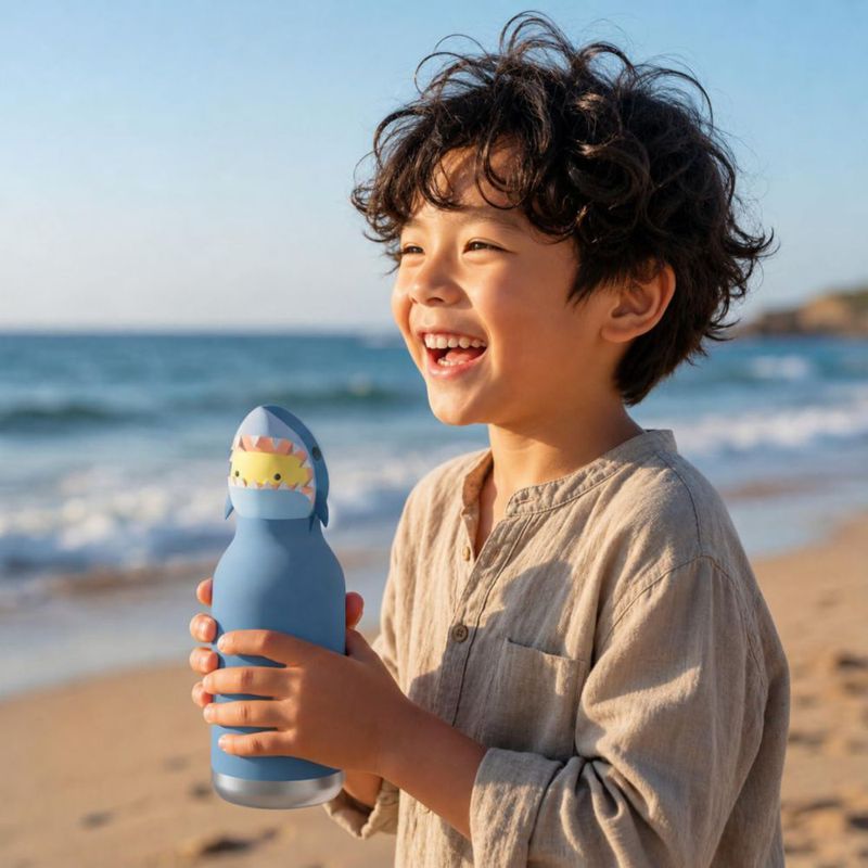 Botella asobu Bestie Shark 482 ml sin BPA
