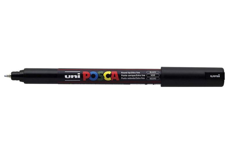 Rotulador POSCA PC-1MR negro - pack de 3