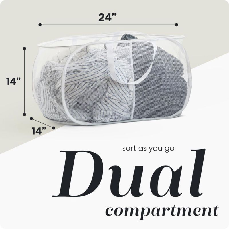 Cesto de ropa plegable Handy Laundry 77 L blanco