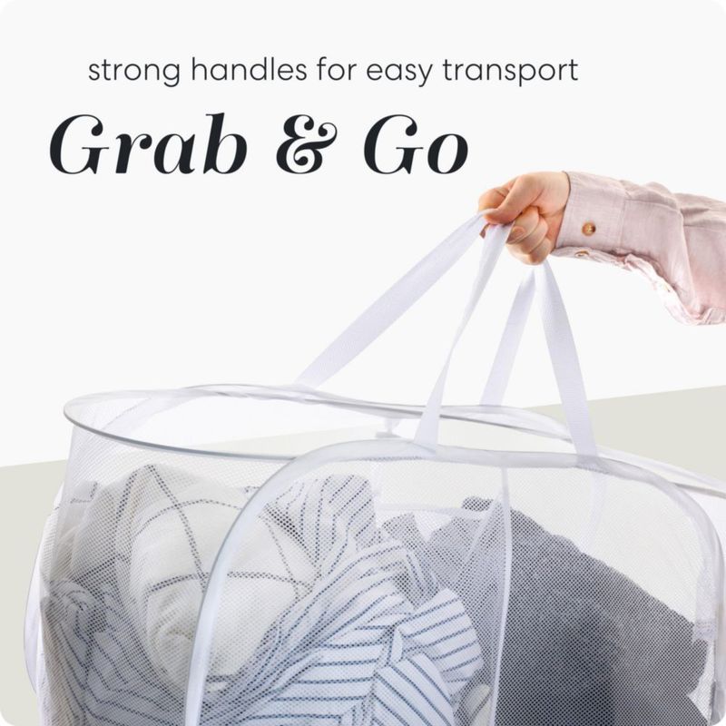 Cesto de ropa plegable Handy Laundry 77 L blanco