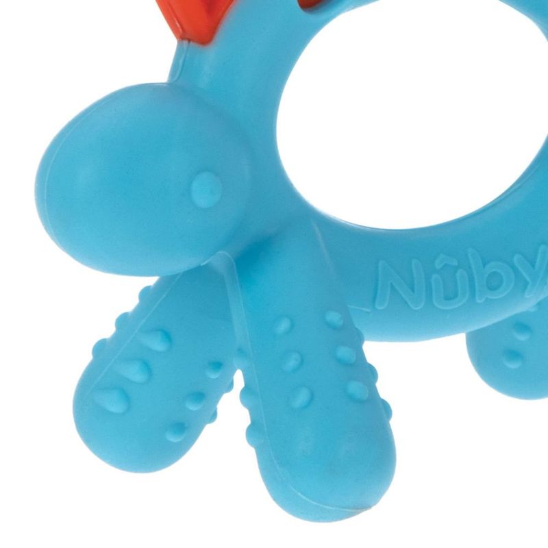 Mordedor Nuby Geo Zoos Dino de silicona suave 3+
