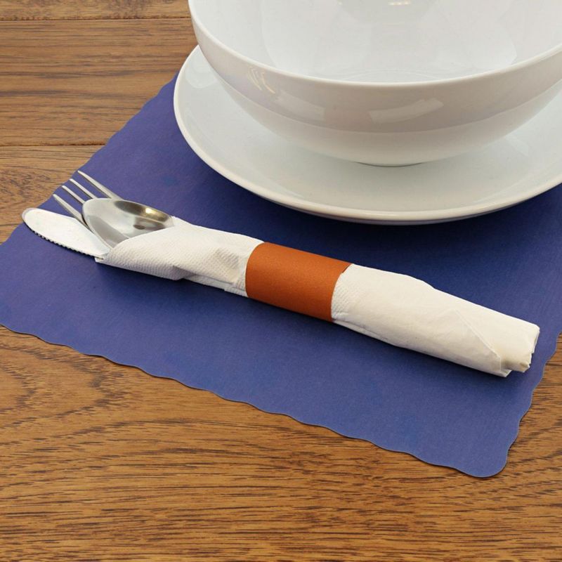 Mantel desechable AmerCareRoyal 24 × 33 cm Azul real (paquete de 1000)
