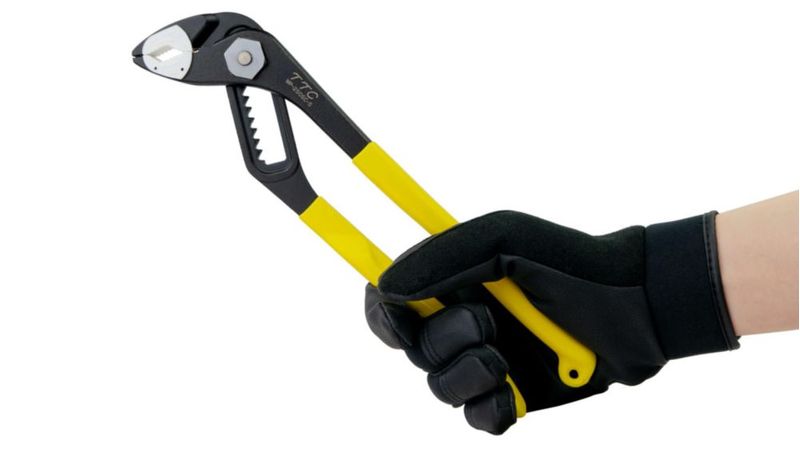 Alicates Tsunoda WP-250SC-S 25 cm de mandíbula blanda con resorte