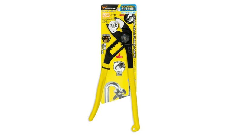 Alicates Tsunoda WP-250SC-S 25 cm de mandíbula blanda con resorte