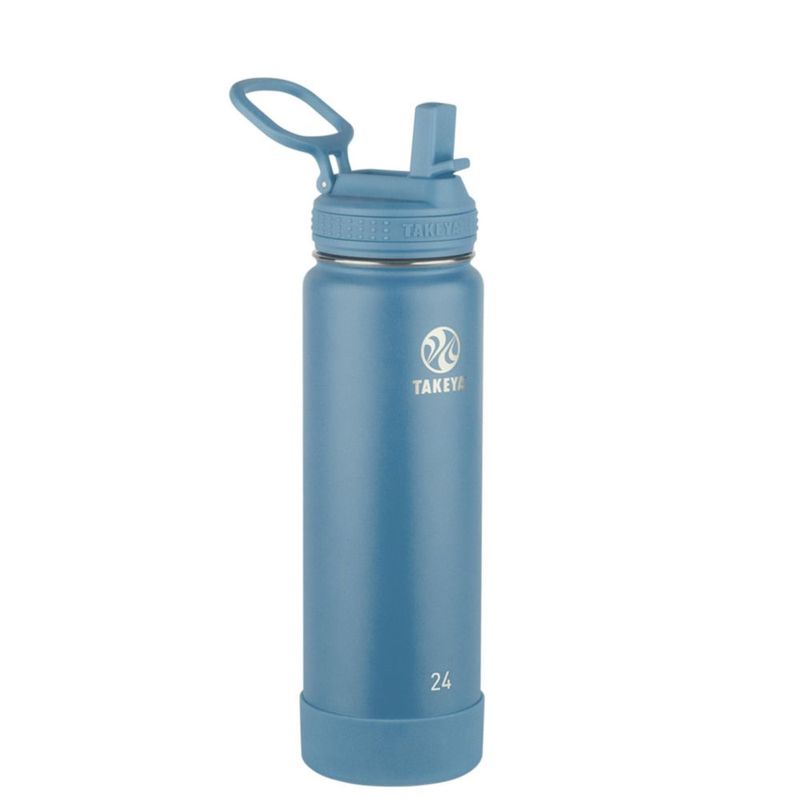 Botella de Agua Takeya 680 ml con Tapa de Sorbete Bluestone