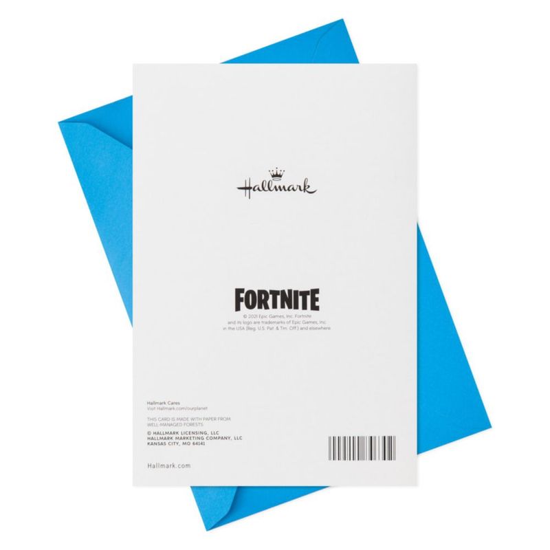 Tarjeta de cumpleaños Hallmark 15 cm x 21 cm Peely Fortnite
