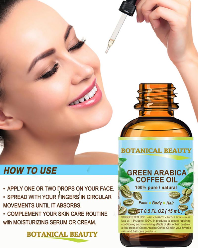 Aceite de Café Botanical Beauty 15 ml Verde Arábica Puro