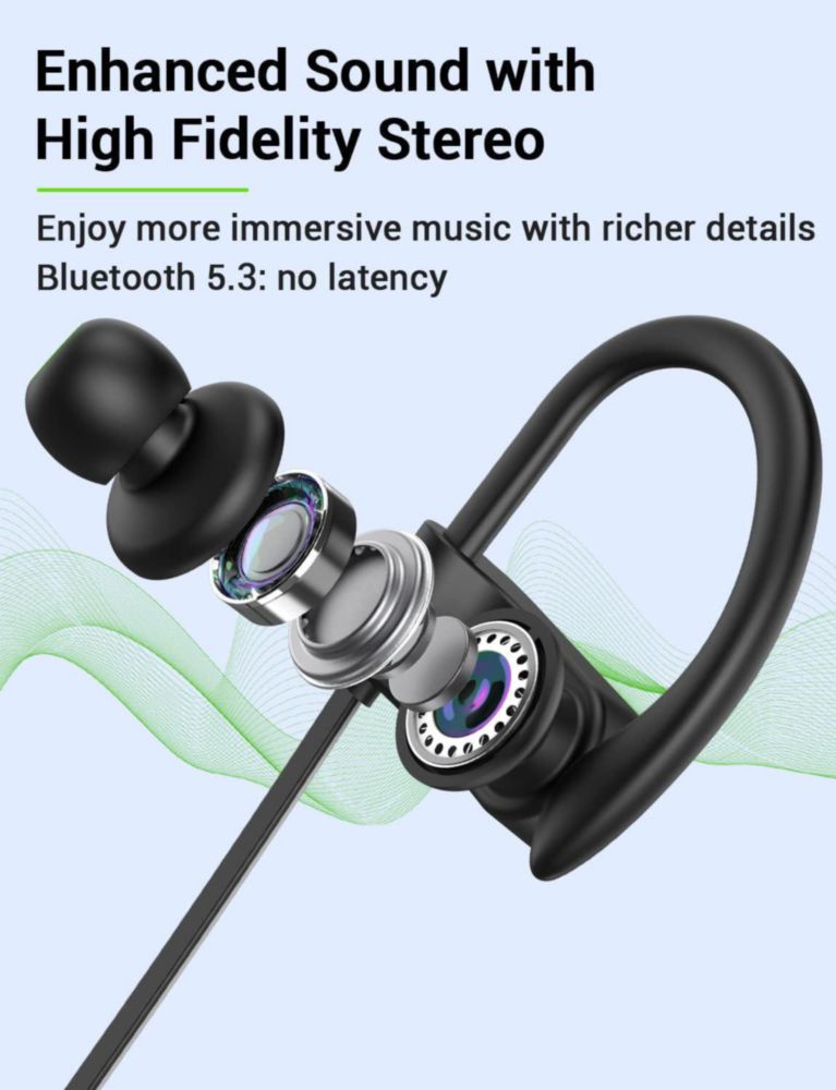Auriculares Stiive Bluetooth 5.3 Inalámbricos IPX7