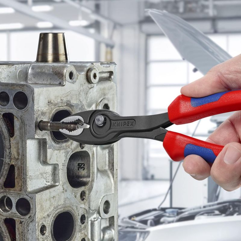 Alicates KNIPEX TwinGrip 200 mm Negro Multicomponente