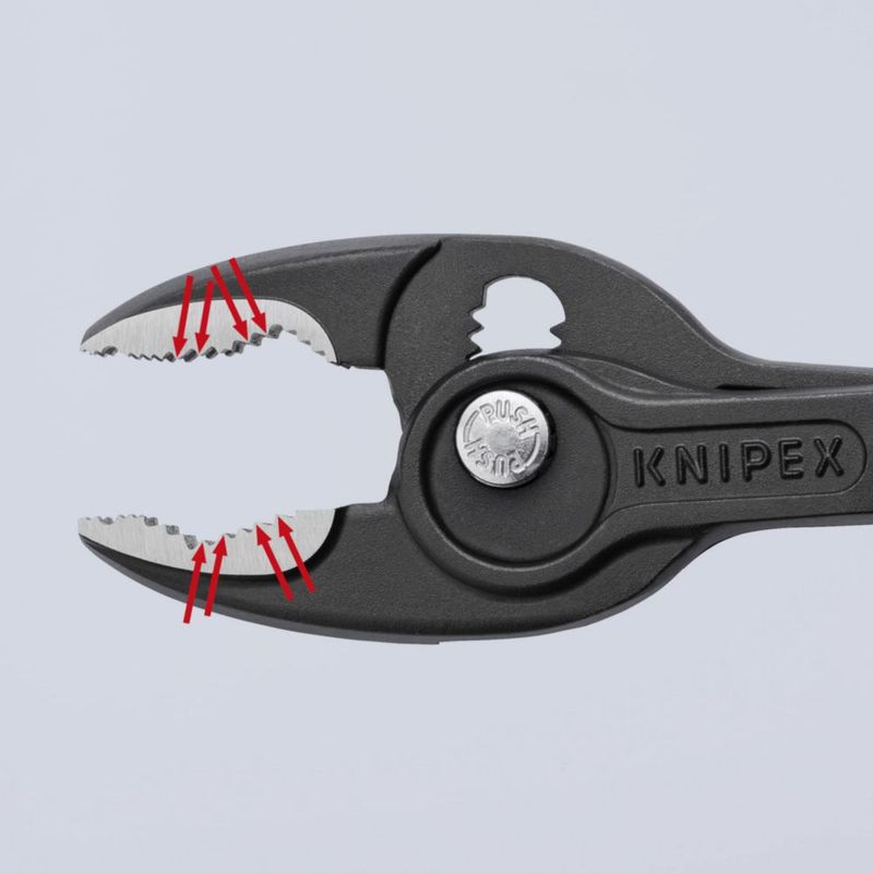 Alicates KNIPEX TwinGrip 200 mm Negro Multicomponente