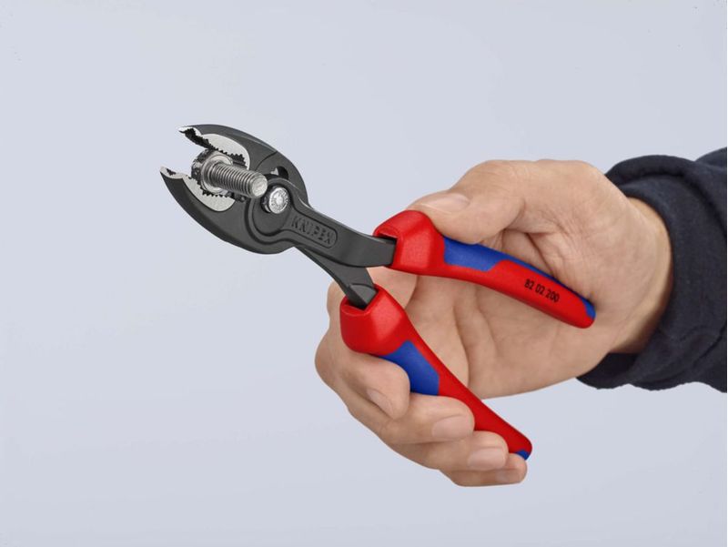 Alicates KNIPEX TwinGrip 200 mm Negro Multicomponente