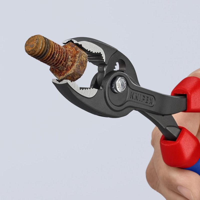 Alicates KNIPEX TwinGrip 200 mm Negro Multicomponente