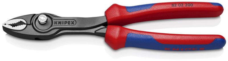 Alicates KNIPEX TwinGrip 200 mm Negro Multicomponente