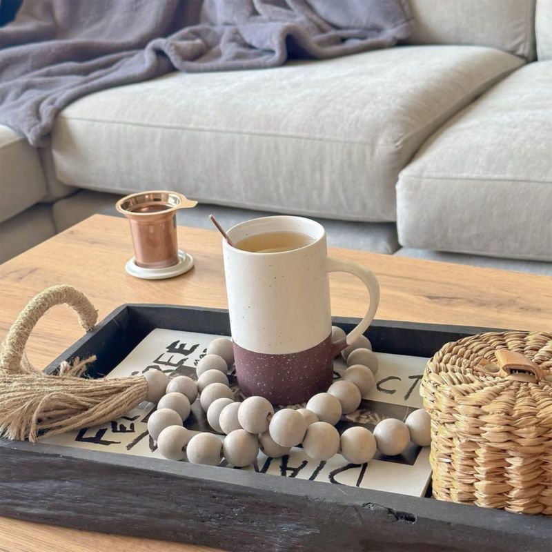 Taza de té MORA 355 ml con infusor y tapa
