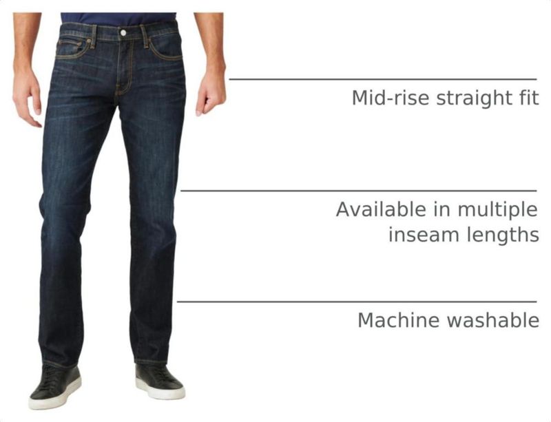 PANTALONES Lucky Brand 221 Original Straight 29 Barite