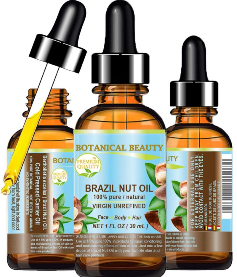Aceite de Nuez de Brasil Botanical Beauty 30 ml – rostro piel y cabello