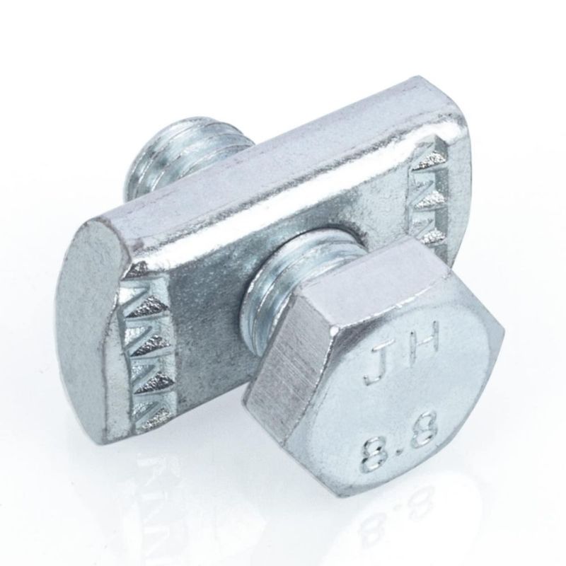 Paquete de 20 tuercas de canal y pernos 1/2" x 1" Anmas Home