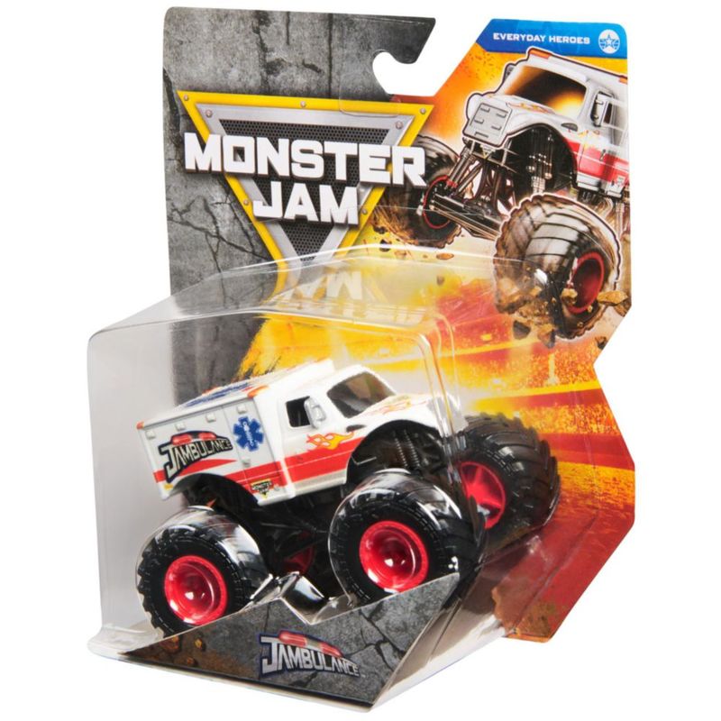 Vehículo de juguete Monster Jam Jambulance a escala 1:64