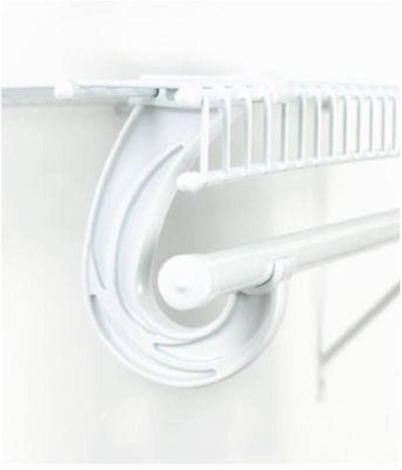 Soporte para barra de armario ClosetMaid paquete de 2 color blanco