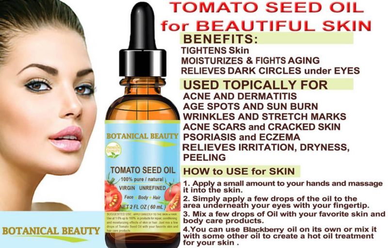 Aceite de Semilla de Tomate Botanical Beauty 30 ml Virgen Sin Refinar