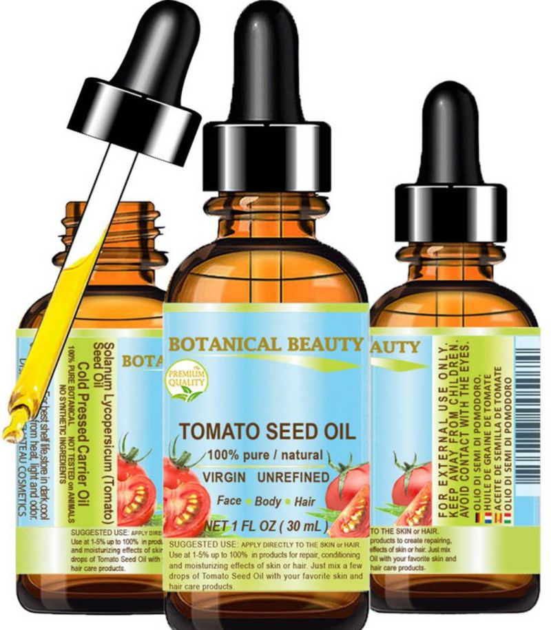 Aceite de Semilla de Tomate Botanical Beauty 30 ml Virgen Sin Refinar