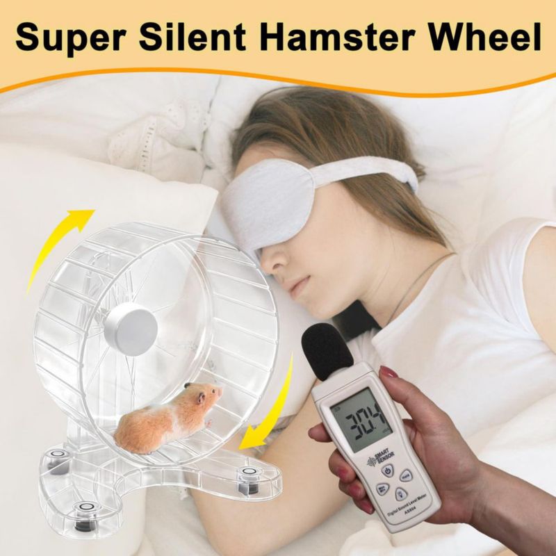 Rueda para hámster Stinzgie 165 cm Silenciosa de Doble Rodamiento