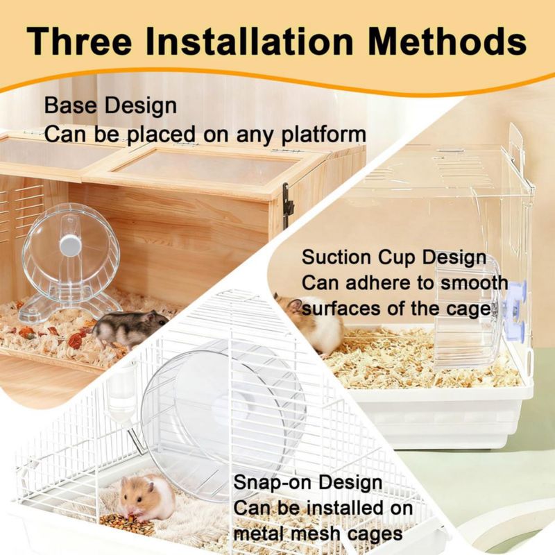 Rueda para hámster Stinzgie 165 cm Silenciosa de Doble Rodamiento