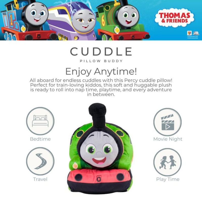 Almohada de peluche Franco Thomas Percy 67 cm × 28 cm × 9 cm