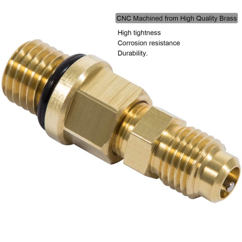 Adaptador de Prueba de Presión de Combustible E-cowlboy 6.0L Ford 2003-2010 Válvula Schrader