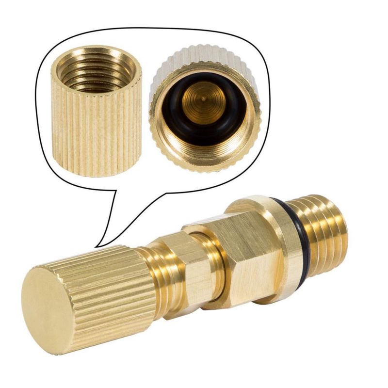 Adaptador de Prueba de Presión de Combustible E-cowlboy 6.0L Ford 2003-2010 Válvula Schrader