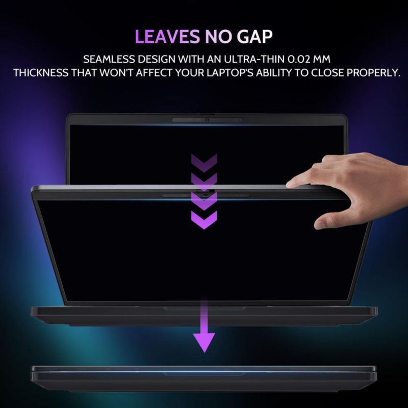 Protector de pantalla Peslv 35 cm 14" de privacidad 4‑vías