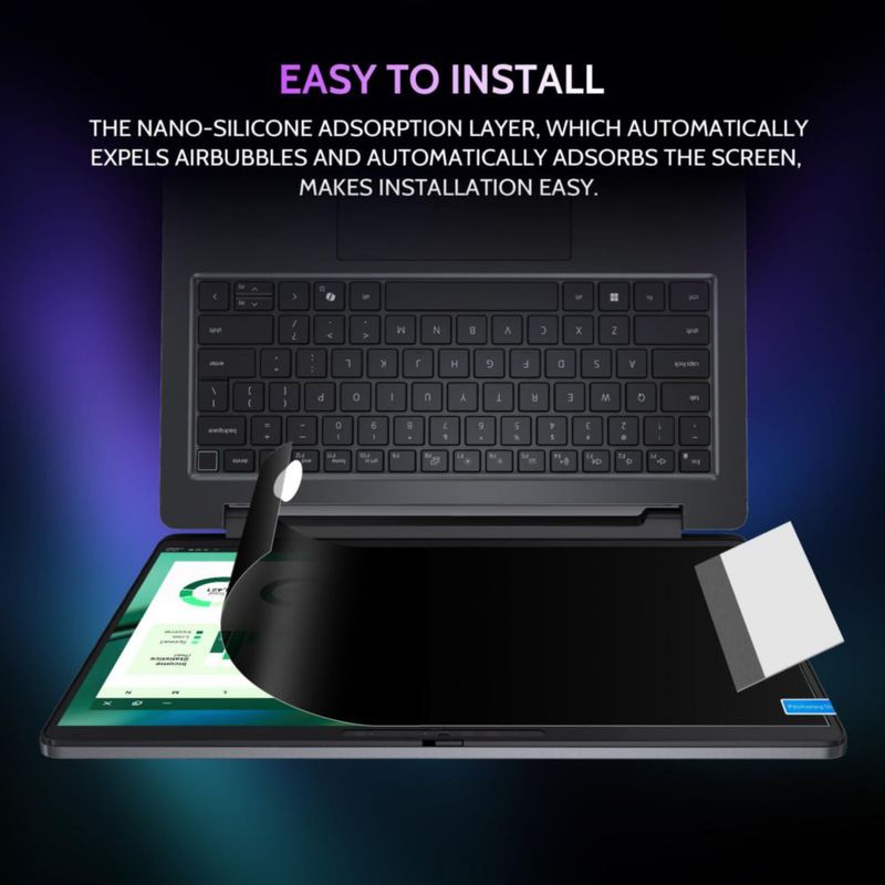 Protector de pantalla Peslv 35 cm 14" de privacidad 4‑vías