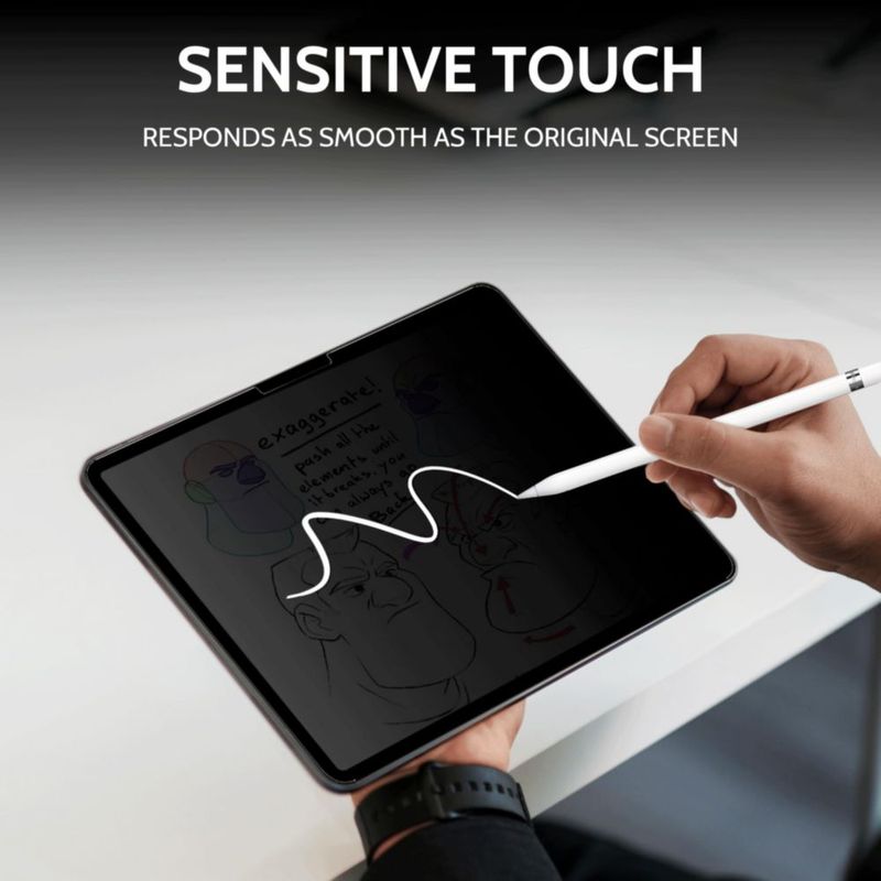 Protector de pantalla Peslv para iPad Air 11" (28 cm) 360° de privacidad