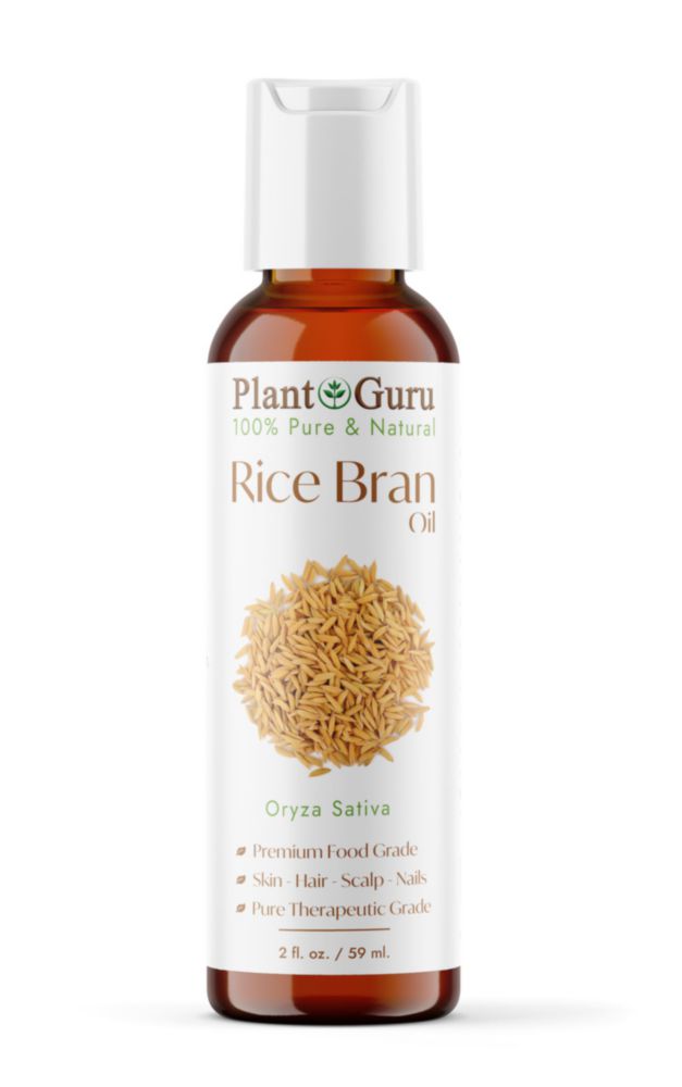 Aceite Portador Plant Guru 59 ml de Aceite de Salvado de Arroz 100 % Puro