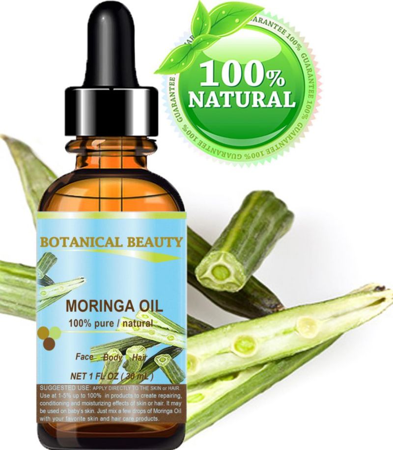 Aceite de Moringa Botanical Beauty 30 ml 100 % puro prensado en frío