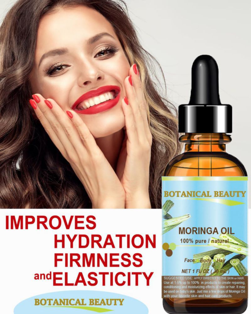 Aceite de Moringa Botanical Beauty 30 ml 100 % puro prensado en frío
