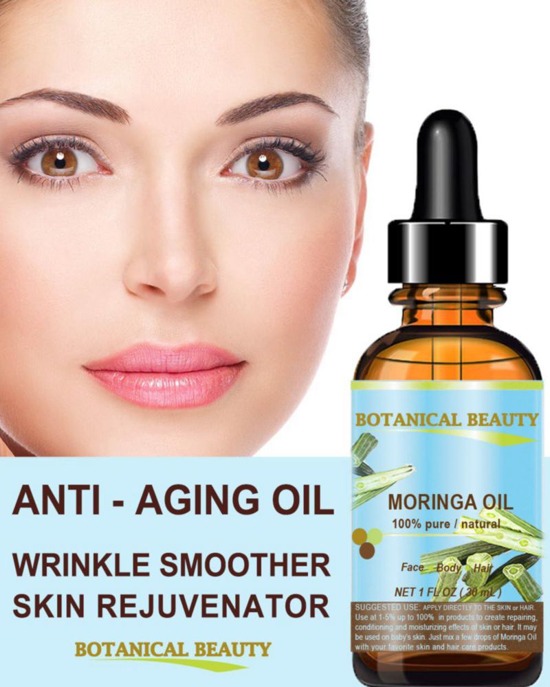 Aceite de Moringa Botanical Beauty 30 ml 100 % puro prensado en frío