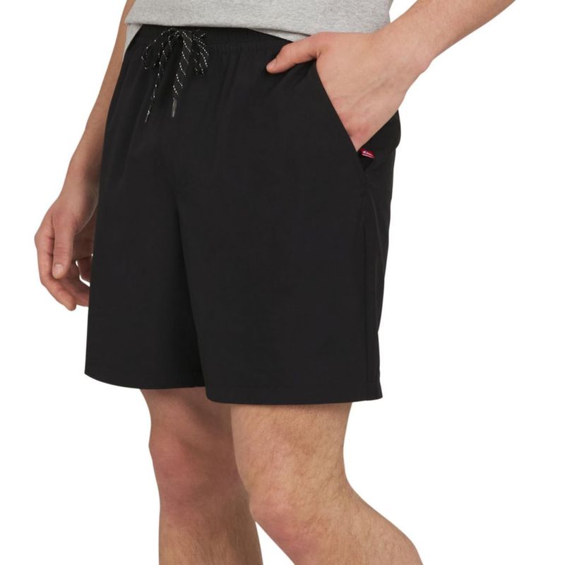 Shorts Quiksilver Regular Fit negro talla pequeña aptos para agua