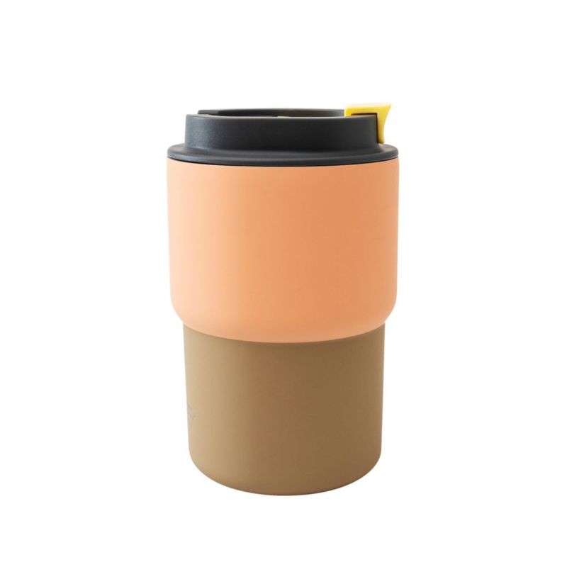 Taza de café asobu 355 ml cerámica color melocotón