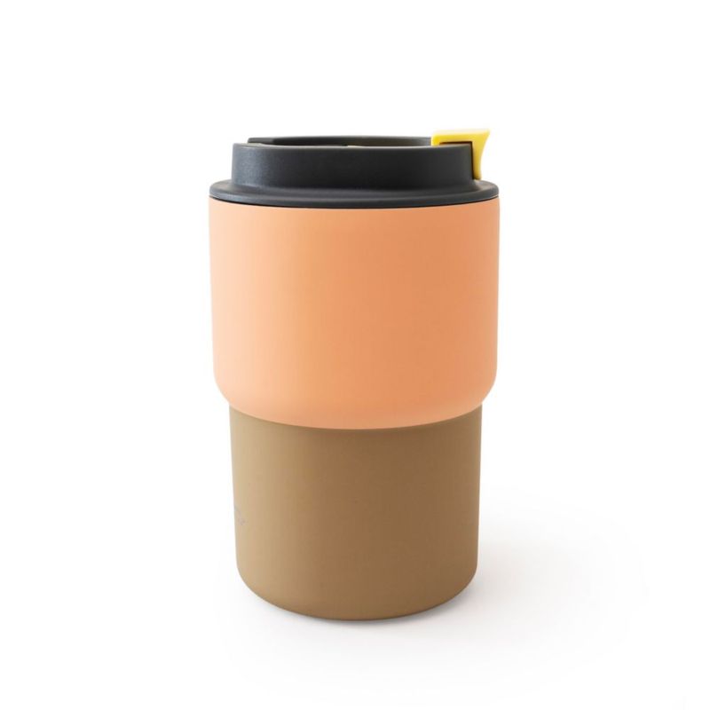 Taza de café asobu 355 ml cerámica color melocotón