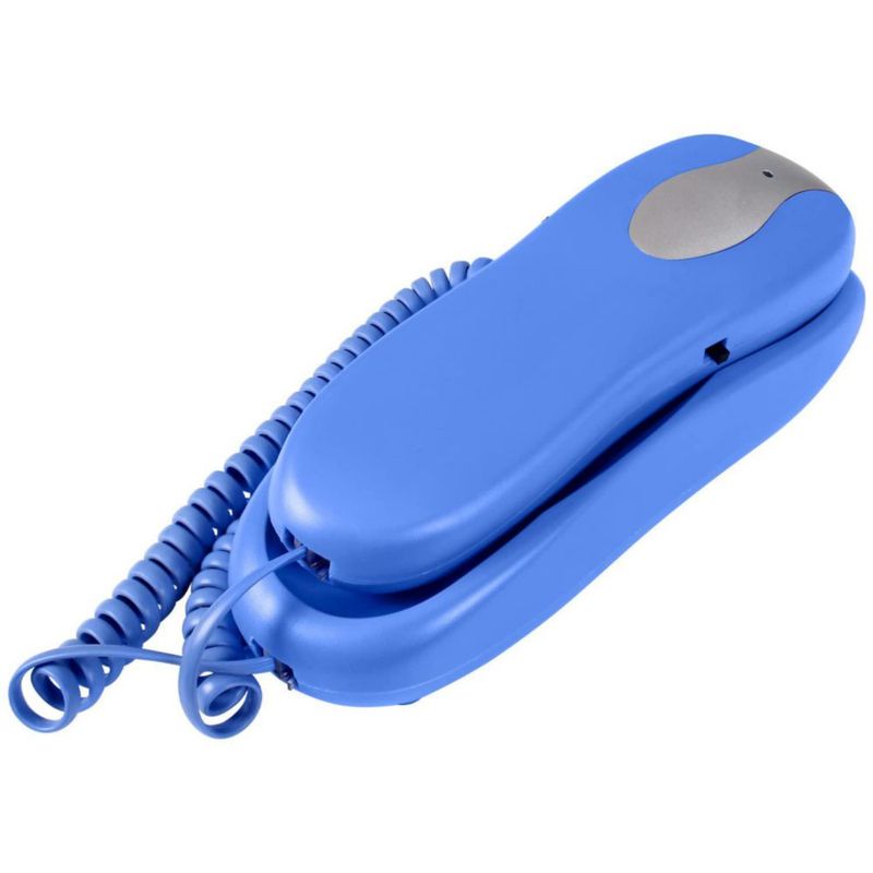 Teléfono Fijo Azul Donuts 19 cm – Montaje en Pared o Escritorio