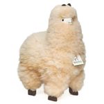 AlpacaNext Peluche de Alpaca 46 cm Beige Ultra‑Suave
