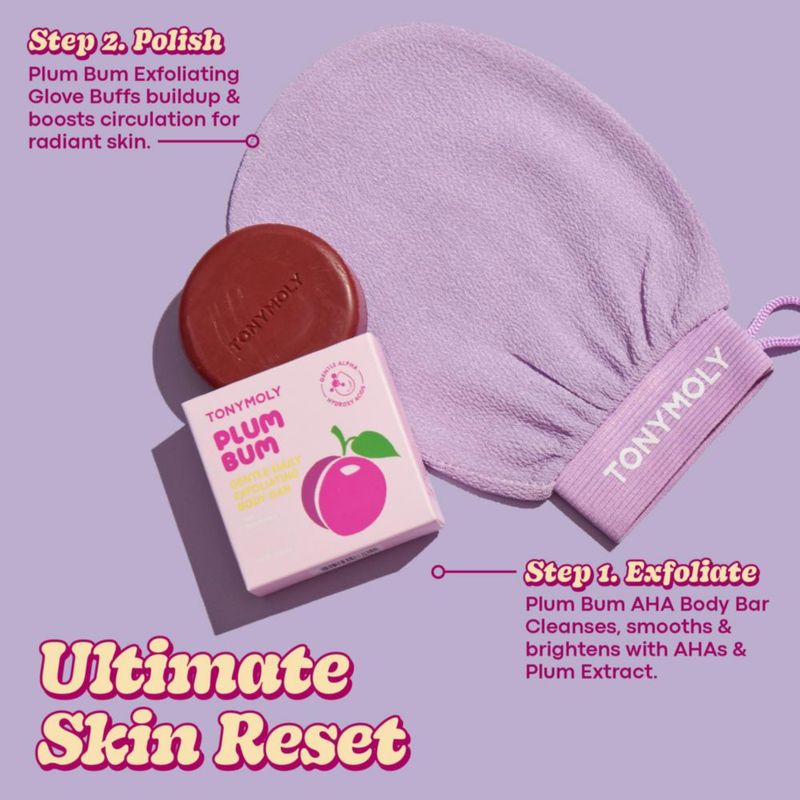 Guantes Exfoliantes TONYMOLY 2 pzas estilo toalla coreana