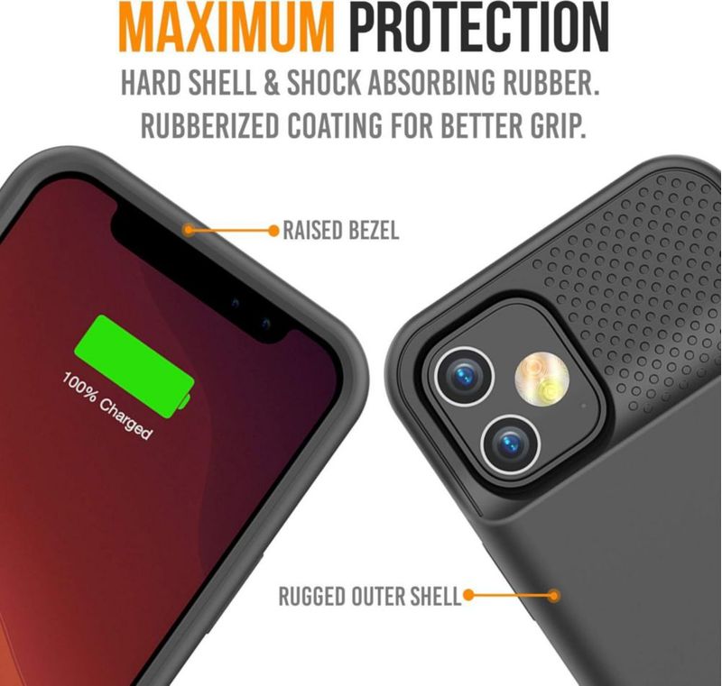 Estuche con batería Alpatronix BX13mini para iPhone 13 mini de 5.4"
