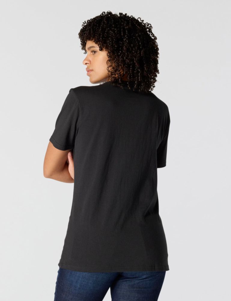 Camiseta Carhartt para Mujer Talla S Negra con Bolsillo