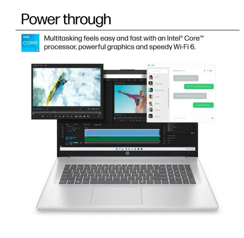 Laptop HP 2025 Premium 17.3" HD+ i3-305 16 GB 1 TB SSD